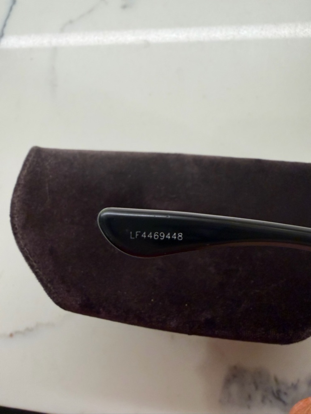 Tom Ford Brown Suede Sunglasses Case - Picture 7 of 7